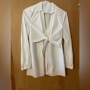 INC blouse, M, NWOT, tie in front